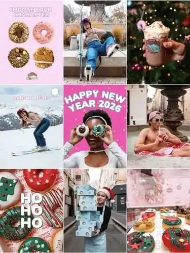 Dreams Donuts après Grattin , photo optimisée IA