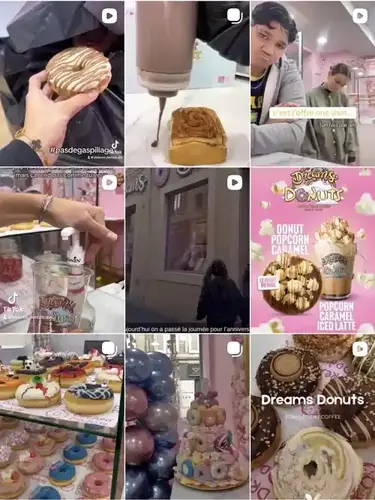 Dreams Donuts avant Grattin