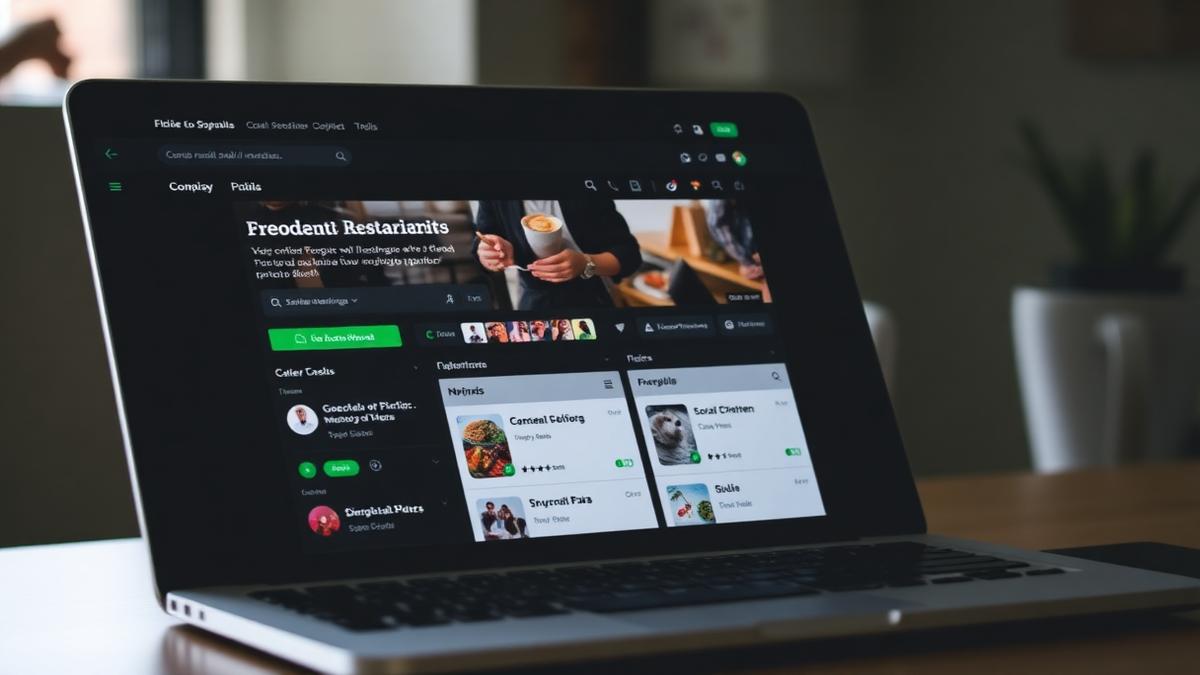 Comparatif des applications de gestion des réseaux sociaux pour restaurant sur écran d'ordinateur